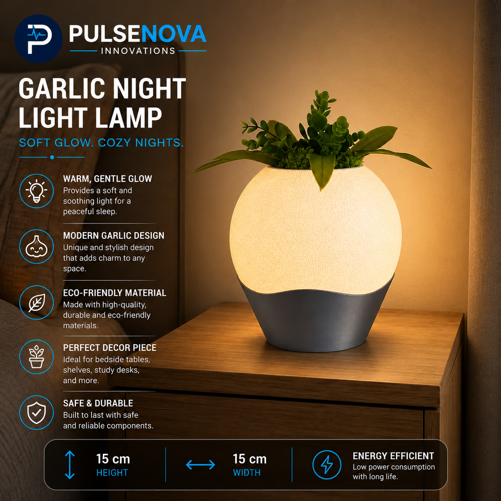 Luma Desk Vase Lamp for Soft Ambient Glow