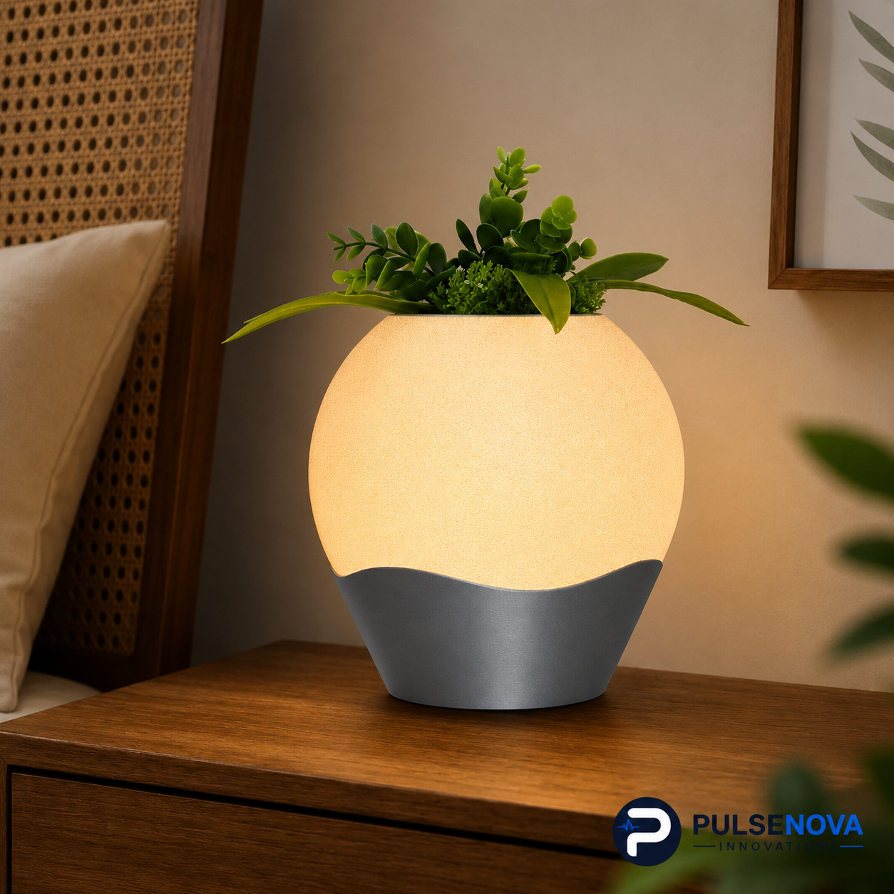 Luma Desk Vase Lamp for Soft Ambient Glow