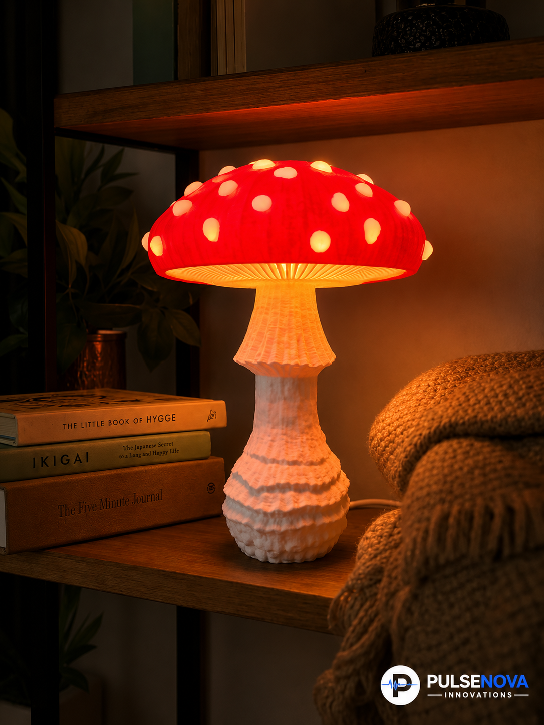 Mushroom Lamp – Amanita Muscaria Design