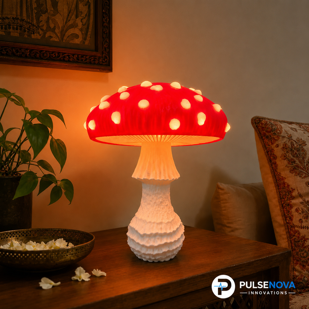Mushroom Lamp – Amanita Muscaria Design