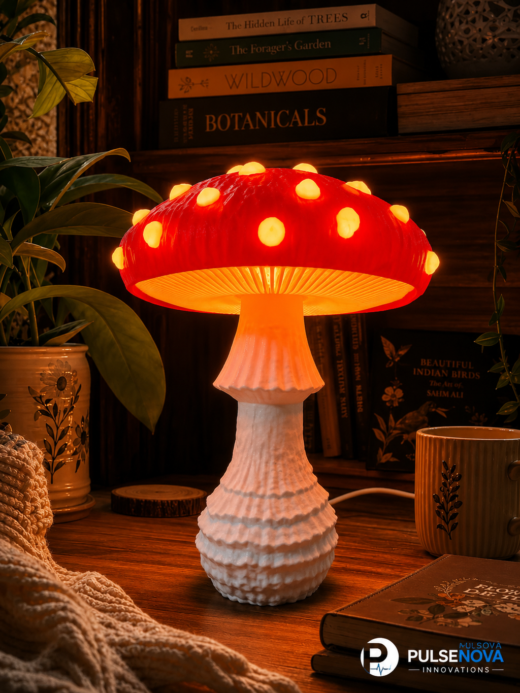 Mushroom Lamp – Amanita Muscaria Design