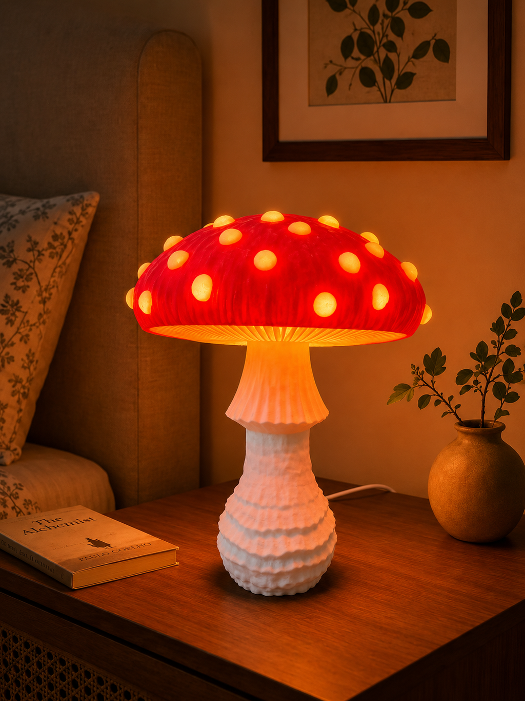 Mushroom Lamp – Amanita Muscaria Design