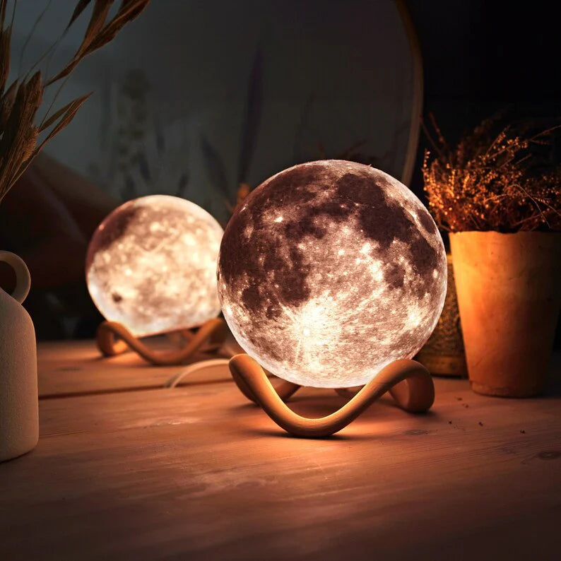 Premium Moon Lamp | Lithophane Night Light - Ideal Home Decor