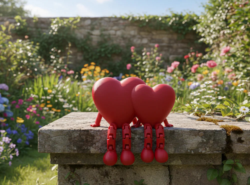 Forever In Love Articulated Heart - Valentine Gift Item