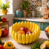 Banana Bowl – Fruit, Vegetable Storage Container & Organizer
