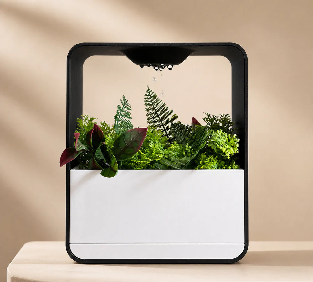 Cloud XL Self-Watering Desk Planter Vase with Drip Tray