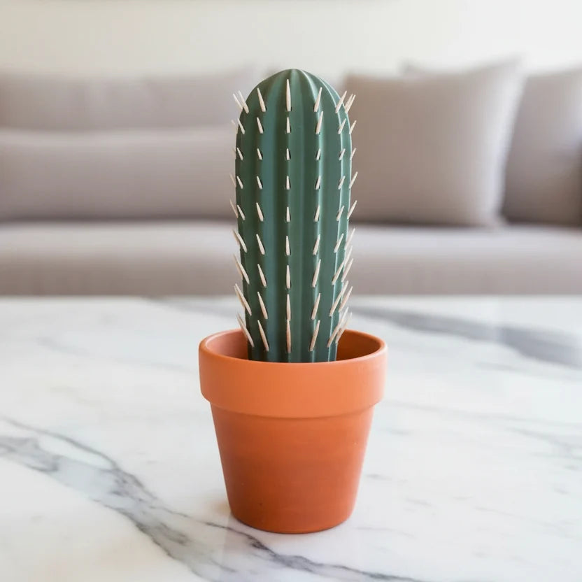 Cactus Toothpick Holder For Dining Table