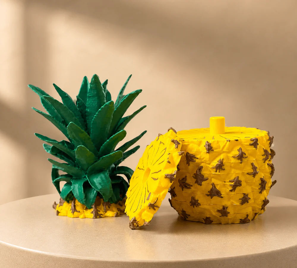 Pineapple Coaster Set (8 Pcs In One Set)