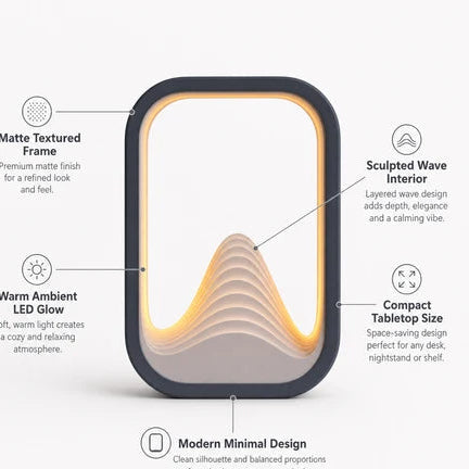 WaveGlow Ambient Table Lamp