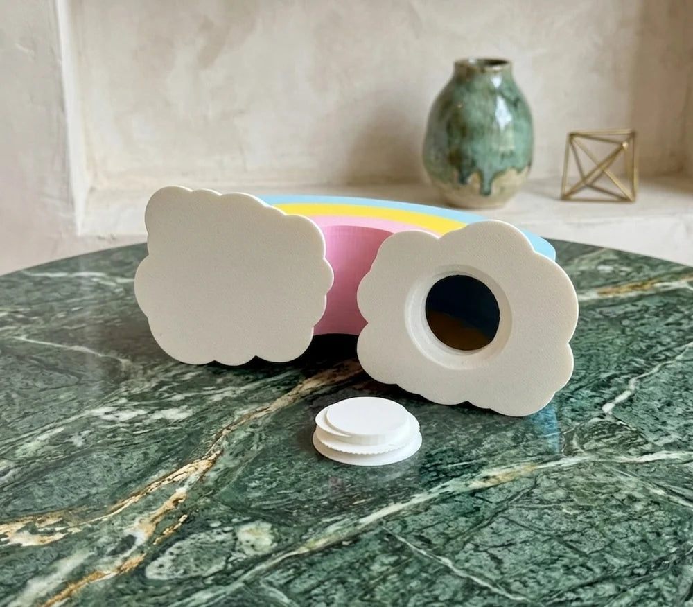 Rainbow Cloud Piggy Bank