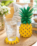 Pineapple Coaster Set (8 Pcs In One Set)