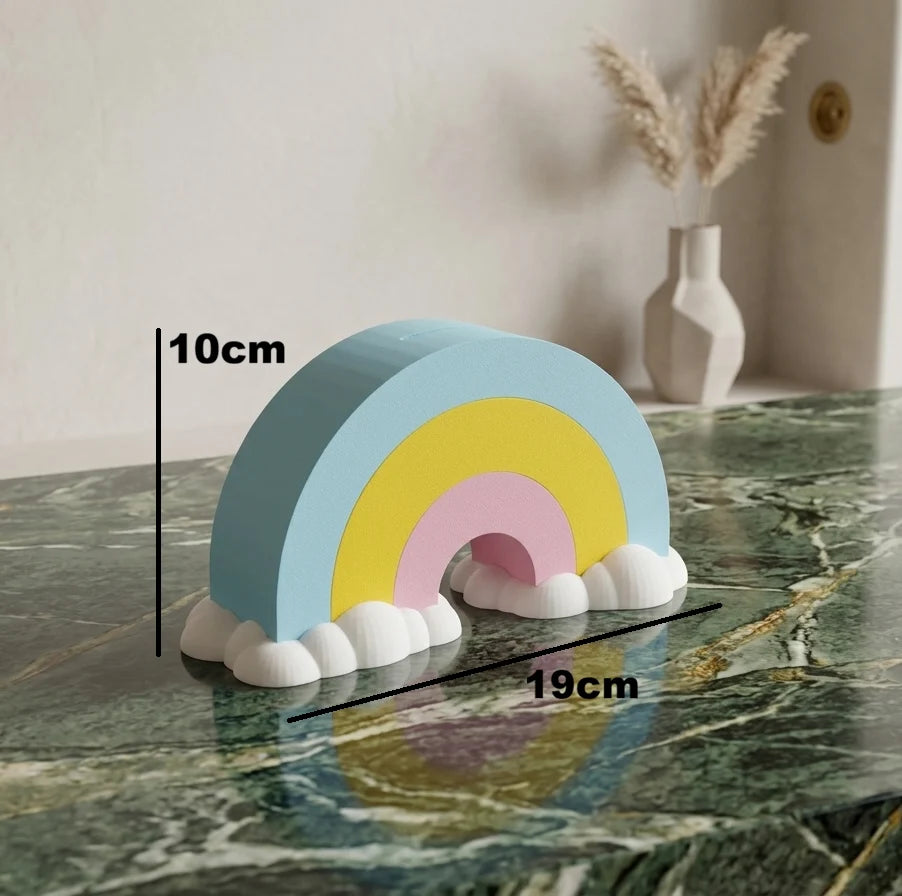 Rainbow Cloud Piggy Bank