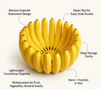 Banana Bowl – Fruit, Vegetable Storage Container & Organizer