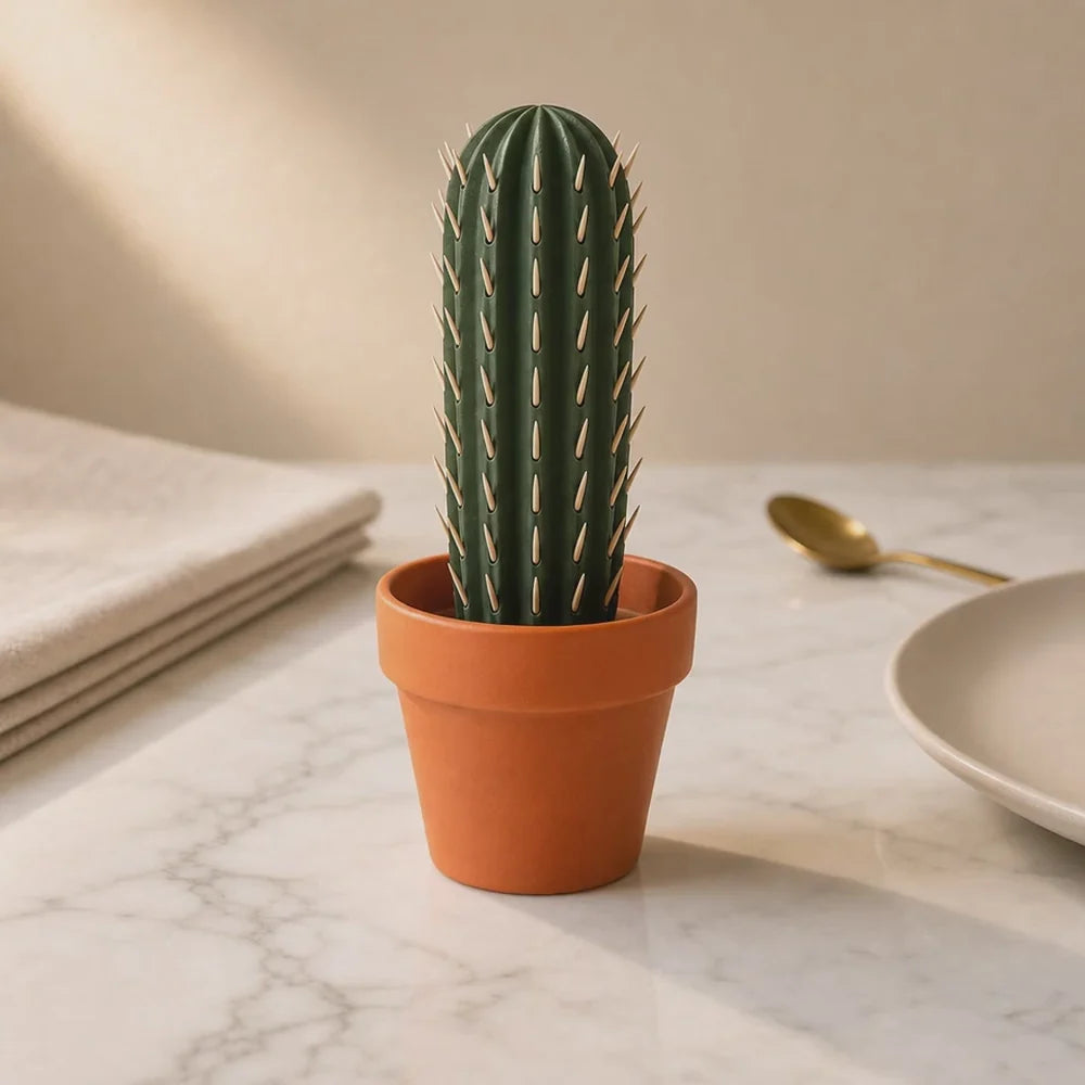 Cactus Toothpick Holder For Dining Table