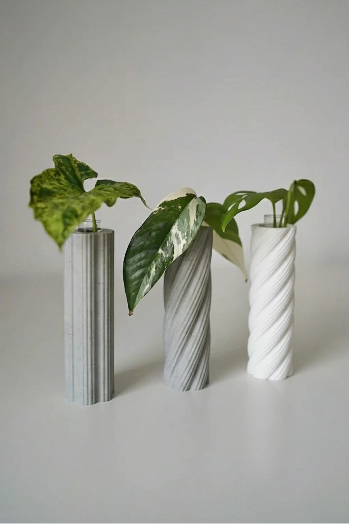 RootNest Plant Propagation Tube Vases, Test Tube Holder, Planter (Set Of 3)