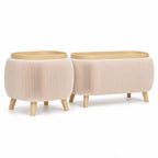 Modern Herb Planter Set with Drainage & Legs (set of 2)