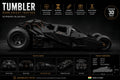 3D Printed Tumbler Car | Superhero Armored Vehicle Collectible | Premium Desk Display