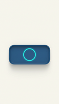 Wireless charging tray in pulse blue composite