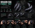 3D Printed Dragon Egg with Articulated Dragon | Premium Collectible & Desk Decor