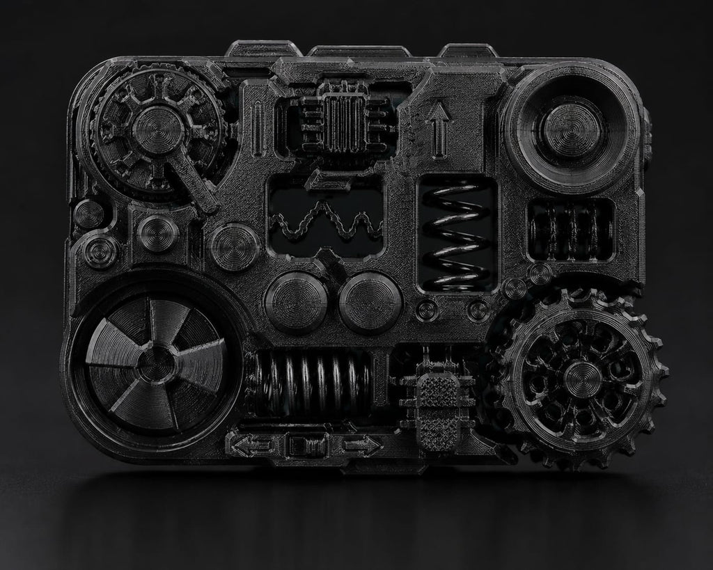 3D Printed Mechanical Fidget Panel | Interactive Desk Toy | Premium EDC Fidget Gadget